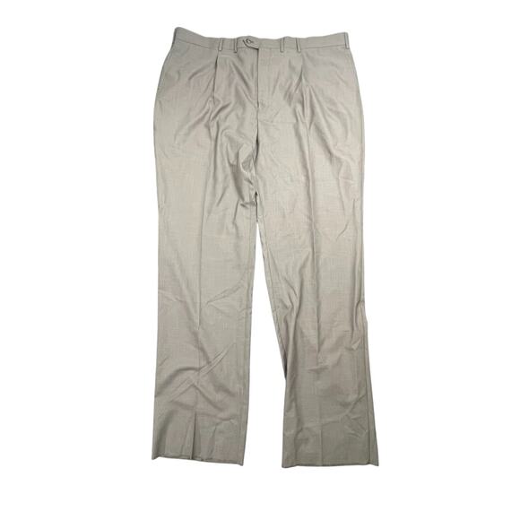 Fubu The Collection Men's Brown Dress Pants 48x52 Unhemmed Tall Office Wedding - Picture 2 of 8